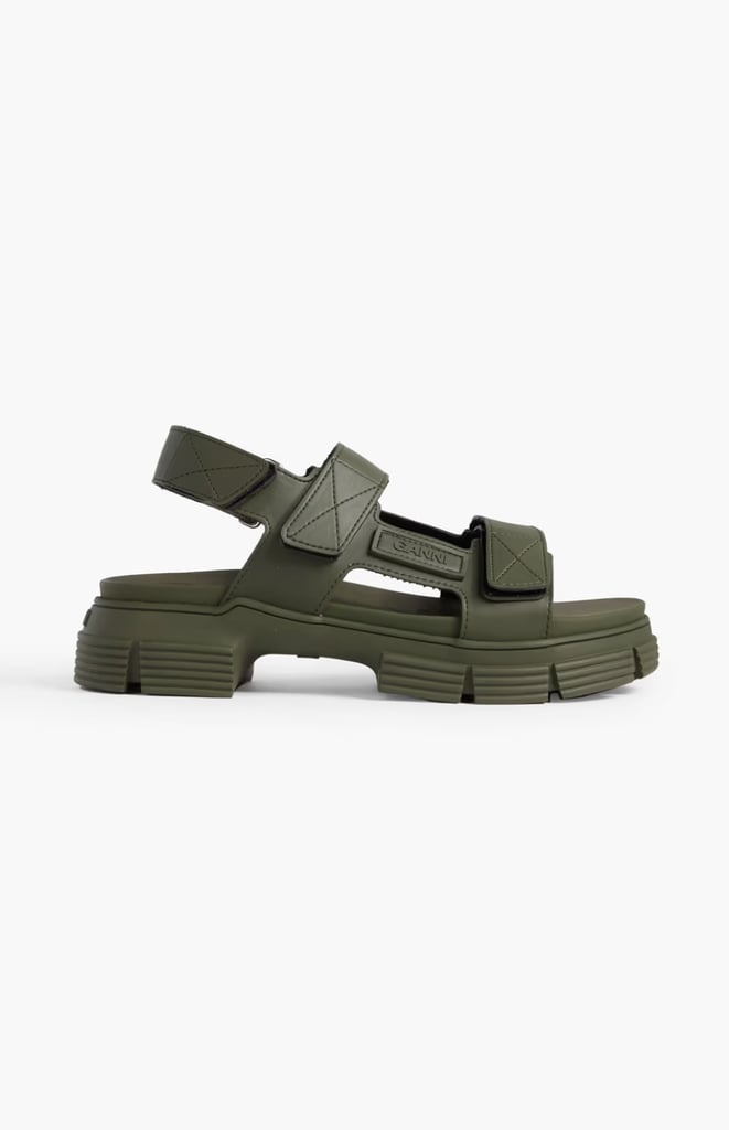 Best Chunky Sandals: Ganni Rubber Sandals