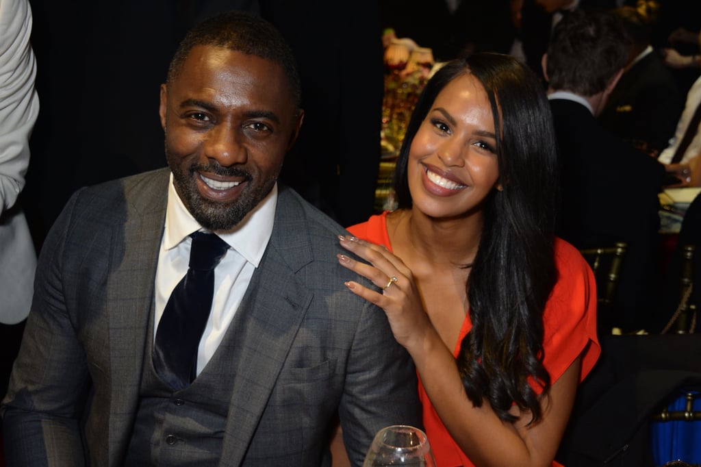 Idris Elba and Family at the Evening Standard Awards