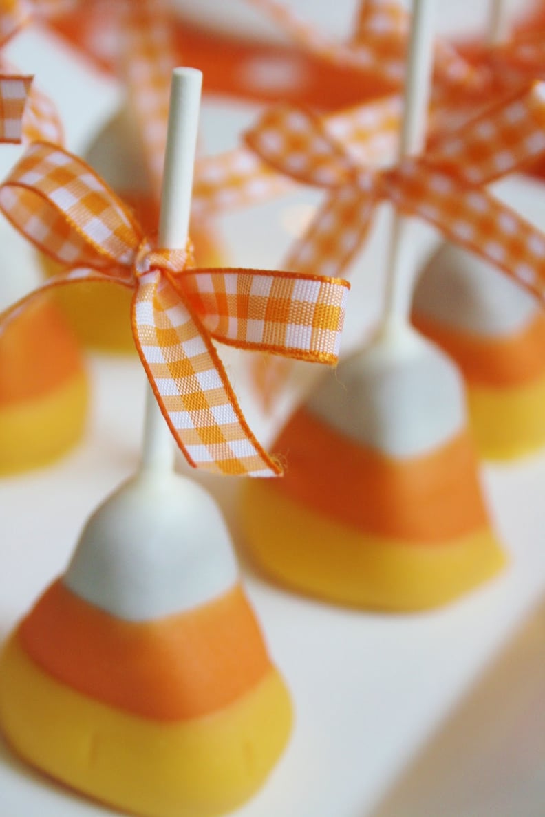 Candy Corn Cake Pops