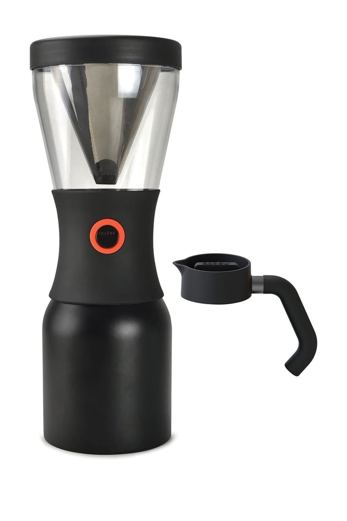 Asobu Cold Brew Coffee Maker with Portable Carafe and Pouring Handle in Black