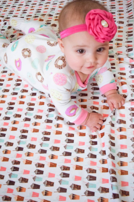Coffee Cup Swaddle Blanket