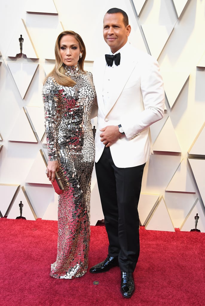 Jennifer Lopez and Alex Rodriguez at the 2019 Oscars