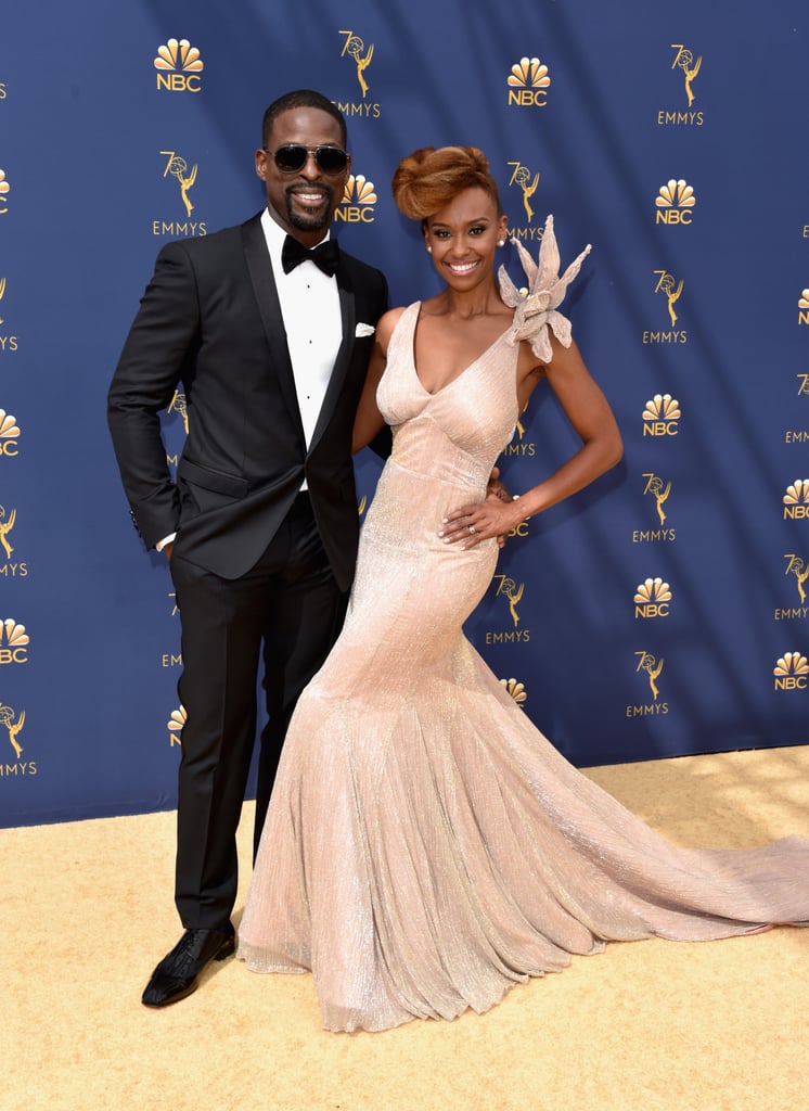 Sterling K. Brown and Ryan Michelle Bathe at the 2018 Emmys