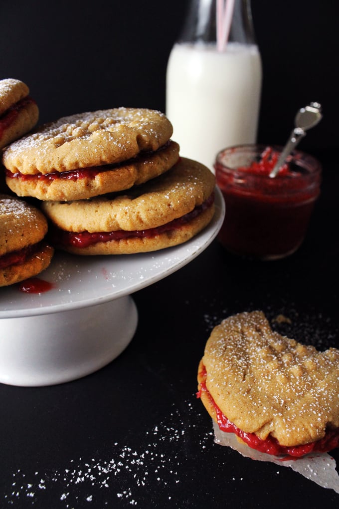 Peanut Butter and Jelly Whoopie Pies
