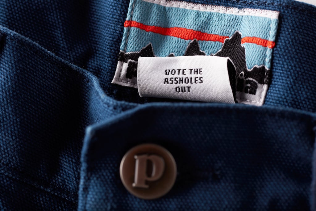 Patagonia Is Making "Vote the Assh*les Out" Tags