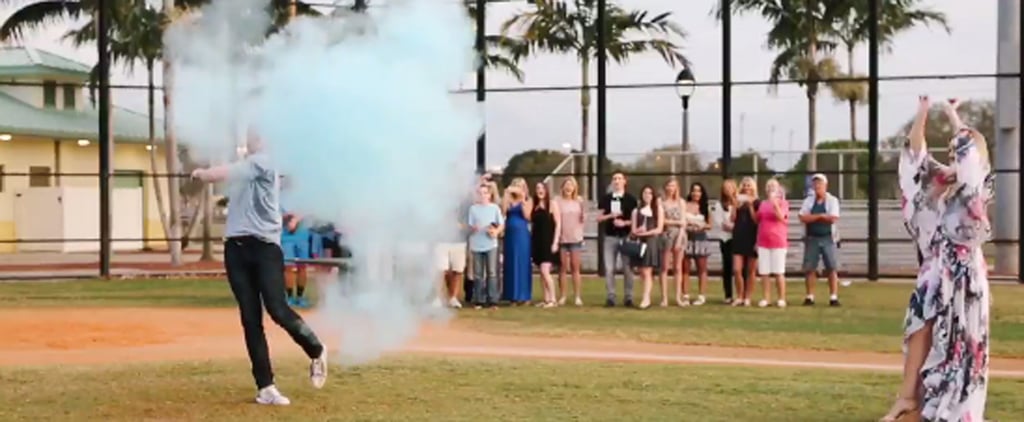 Freddie Freeman Baseball Gender Reveal Video