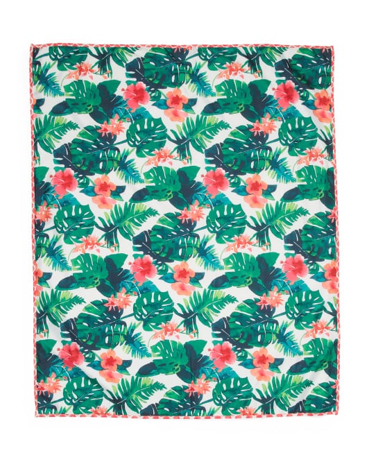 Tropical Leaves Picnic Blanket Best Home Decor From TJ Maxx 2019