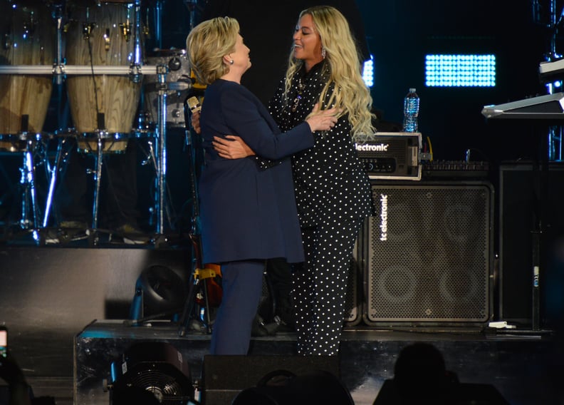 Hillary Clinton and Beyoncé Knowles