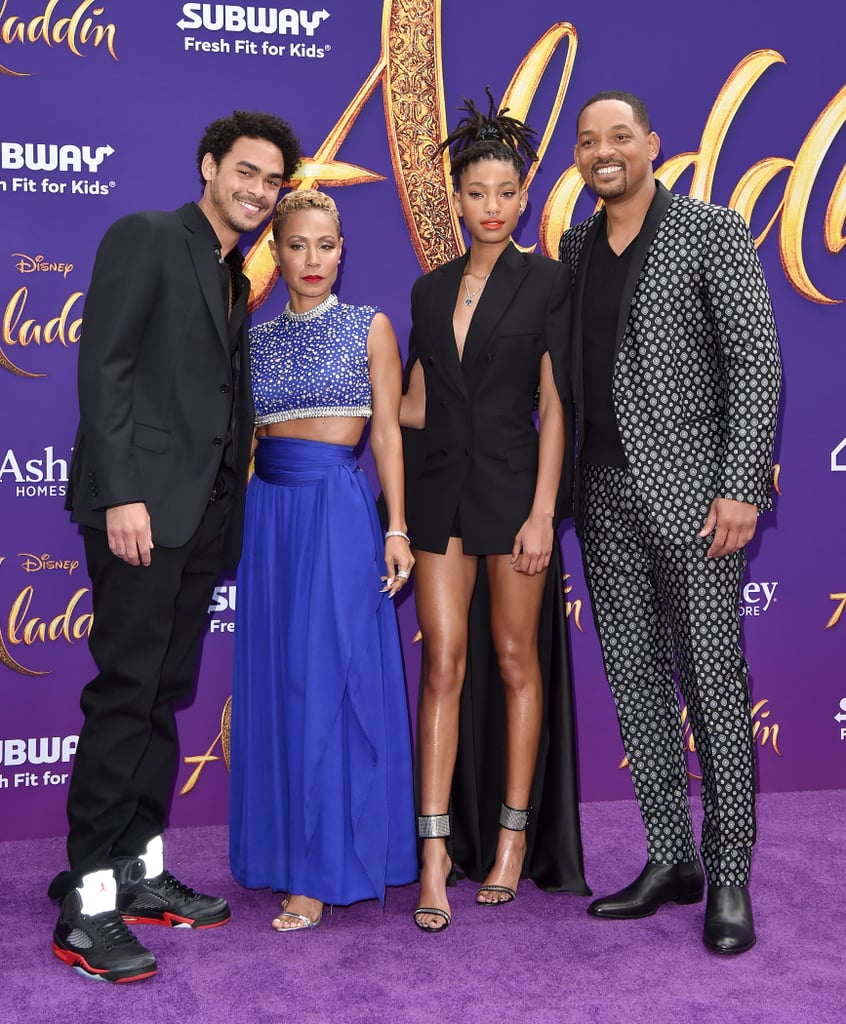 Will Smith and His Family at the Aladdin Premiere 2019