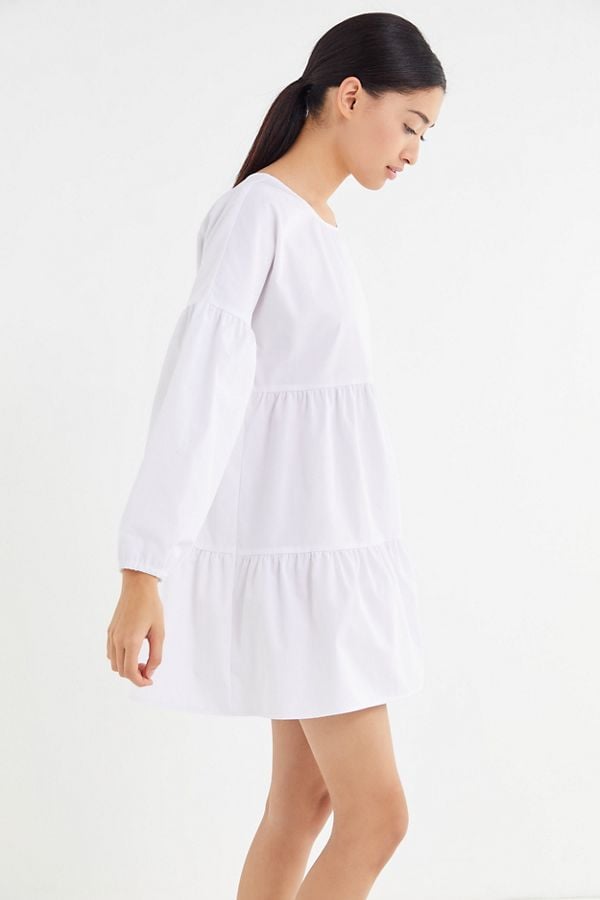 poplin mini dress