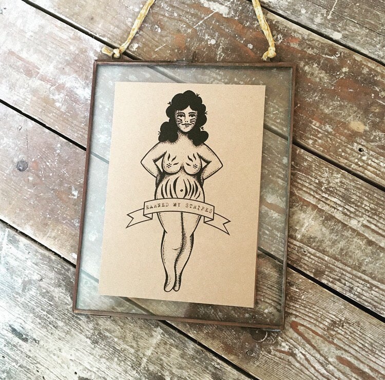 Earned My Stripes Print ($11)
