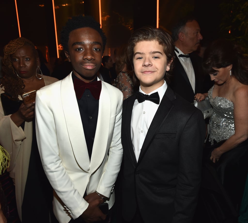 Gaten Matarazzo's Straight Hair at the 2018 SAG Awards