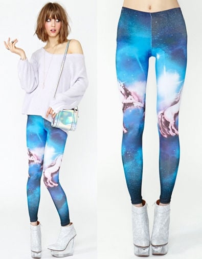 unicorns on leggings