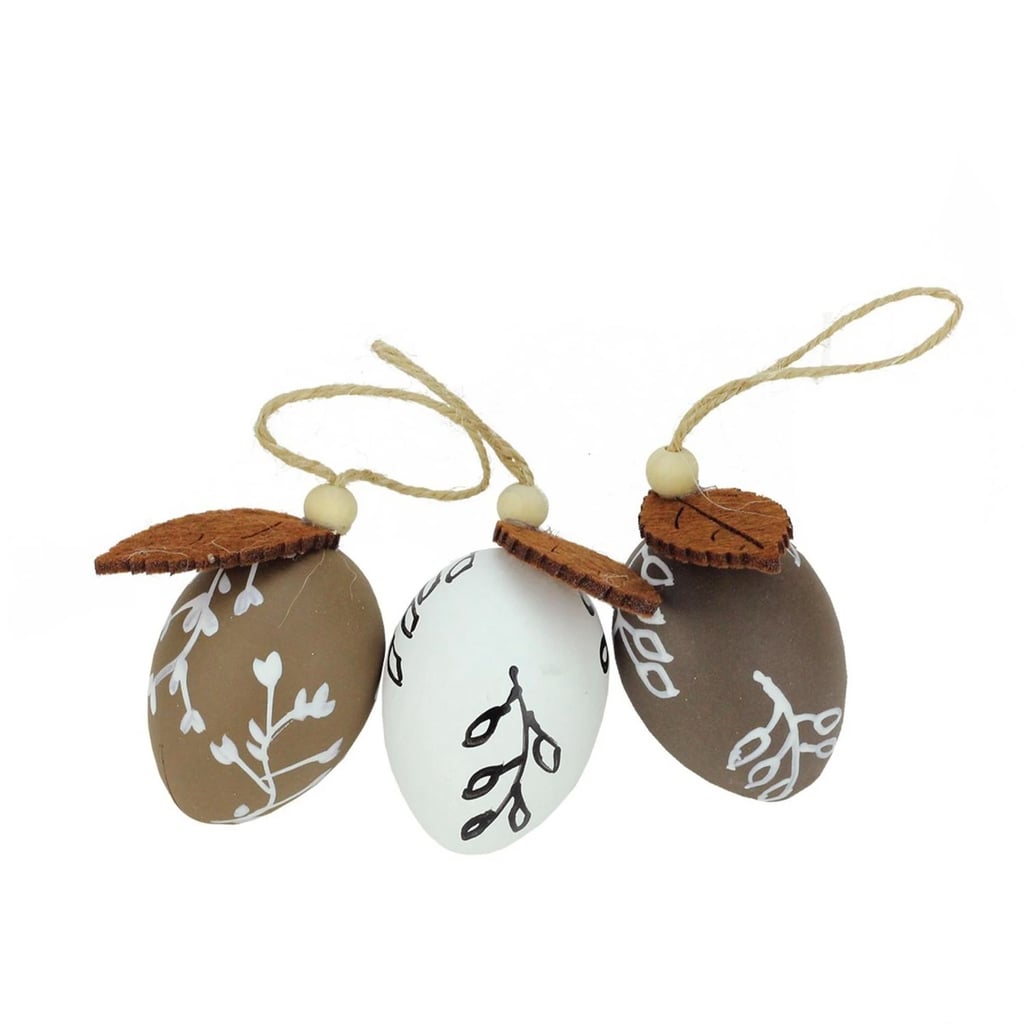 Painted Spring Easter Egg Ornaments