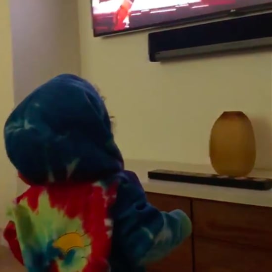 Stormi Watching Travis Scott Perform at the 2019 Super Bowl