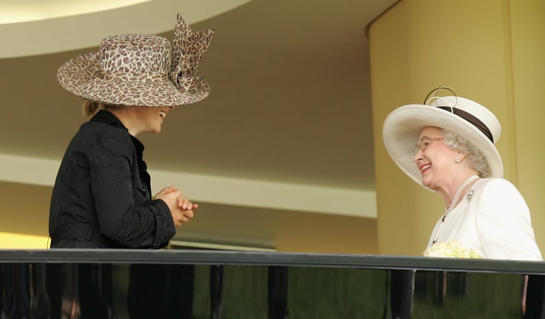 Zara Tindall and Queen Elizabeth II
