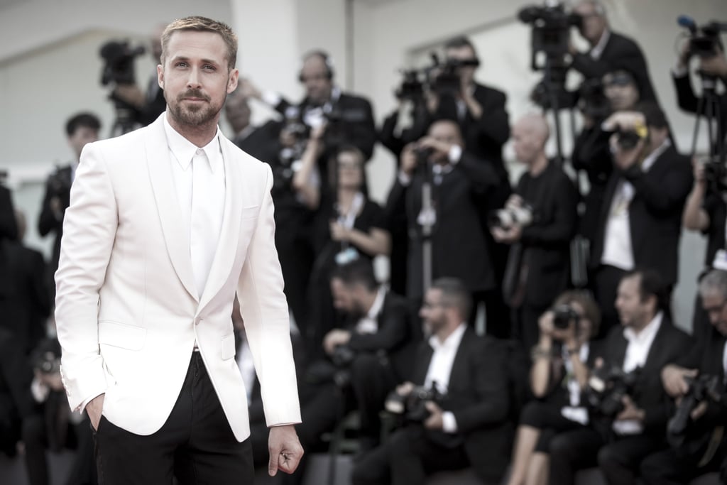 Ryan Gosling Promoting First Man Pictures