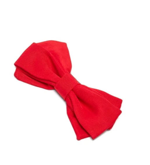 Emilia Wickstead Kennedy Bow-Shaped Cotton-Faille Hair Clip