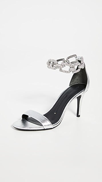 Stella Luna Strass Chain Sandals