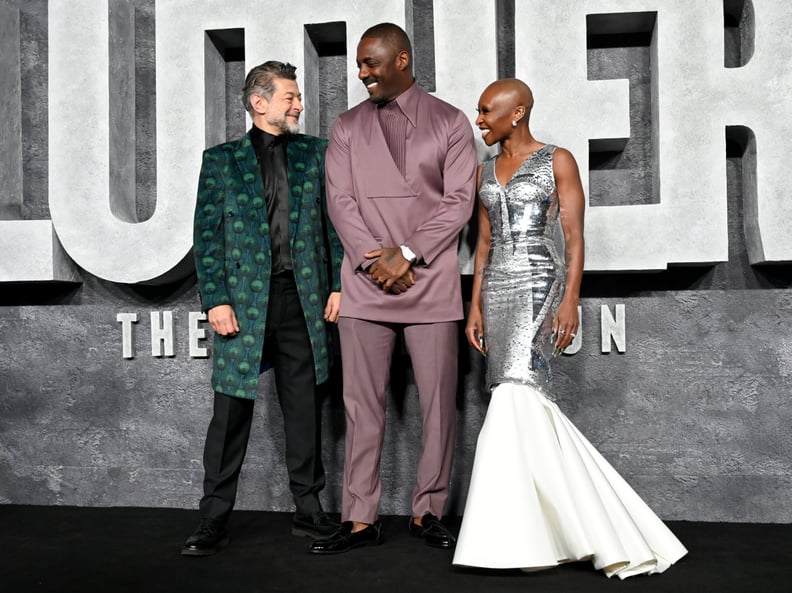 Idris Elba, Cynthia Erivo, and Andy Serkis at the "Luther: The Fallen Sun" Premiere