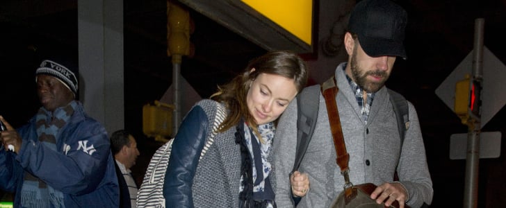 Olivia Wilde and Jason Sudeikis With Their Dog in NYC