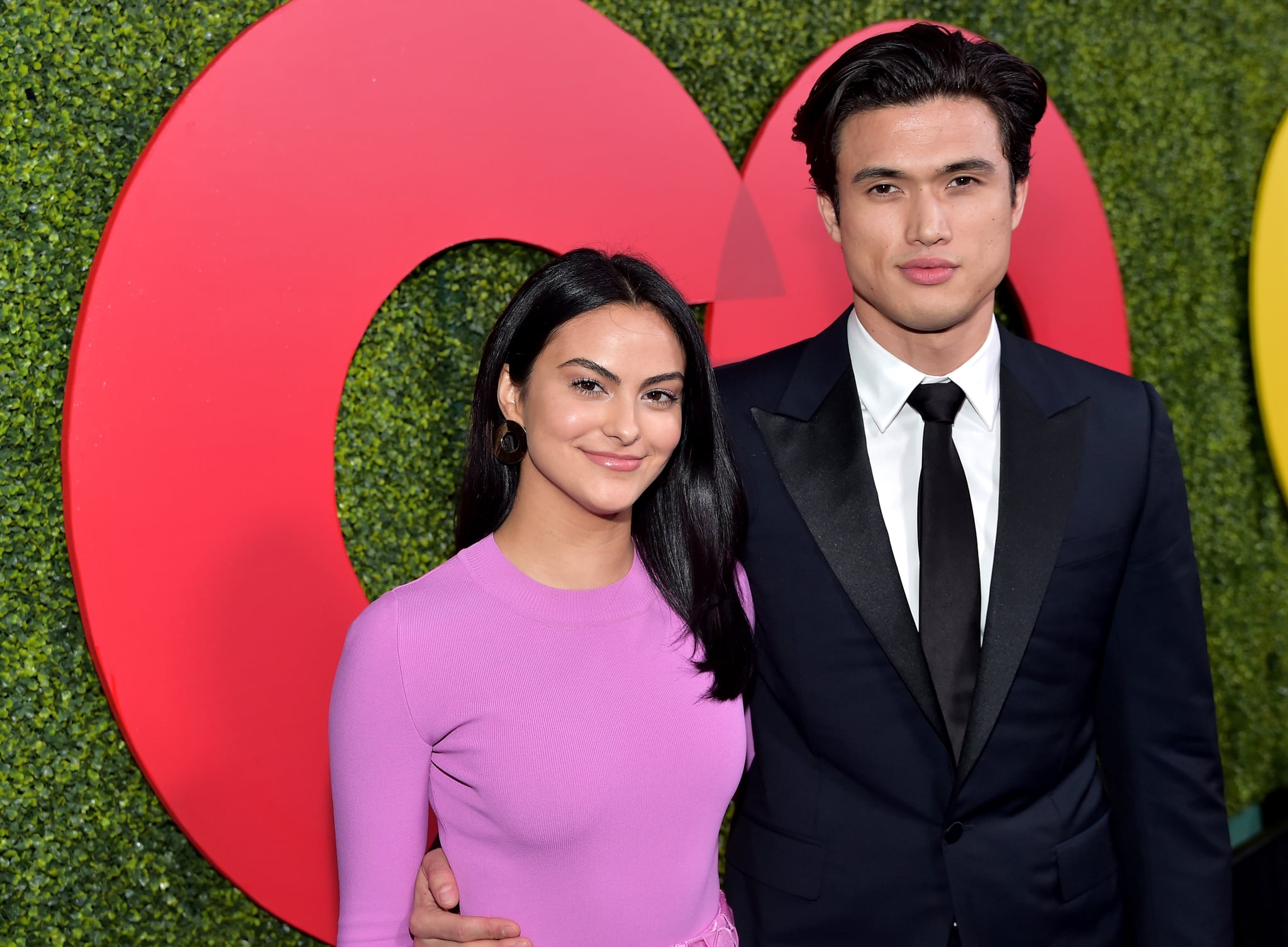 BEVERLY HILLS, CA - DECEMBER 06:  Camila Mendes (L) and Charles Melton attend the 2018 GQ Men of the Year Party at a private residence on December 6, 2018 in Beverly Hills, California.  (Photo by Stefanie Keenan/Getty Images for GQ)