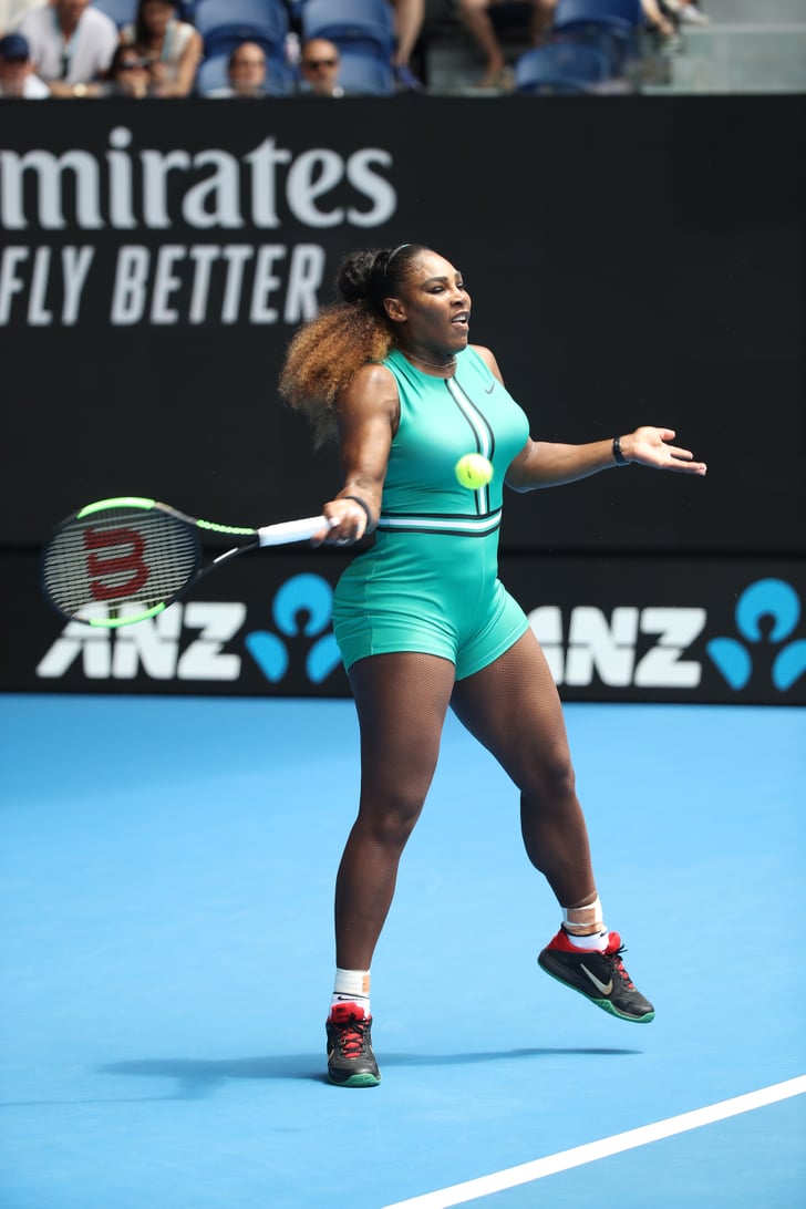 Serena Williams's Green Bodysuit at the Australian Open ...