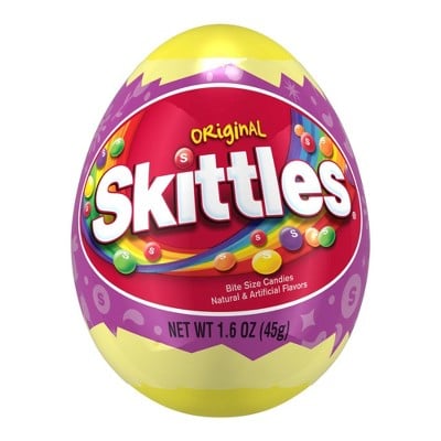 Skittles Filled Easter Egg