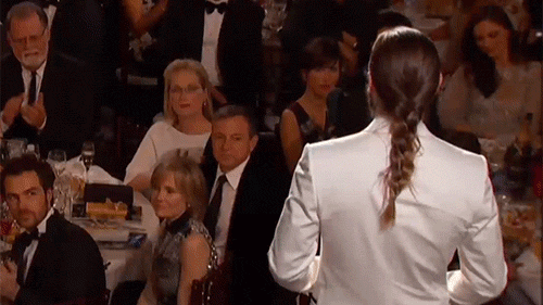 Jared Leto at the Golden Globes 2015