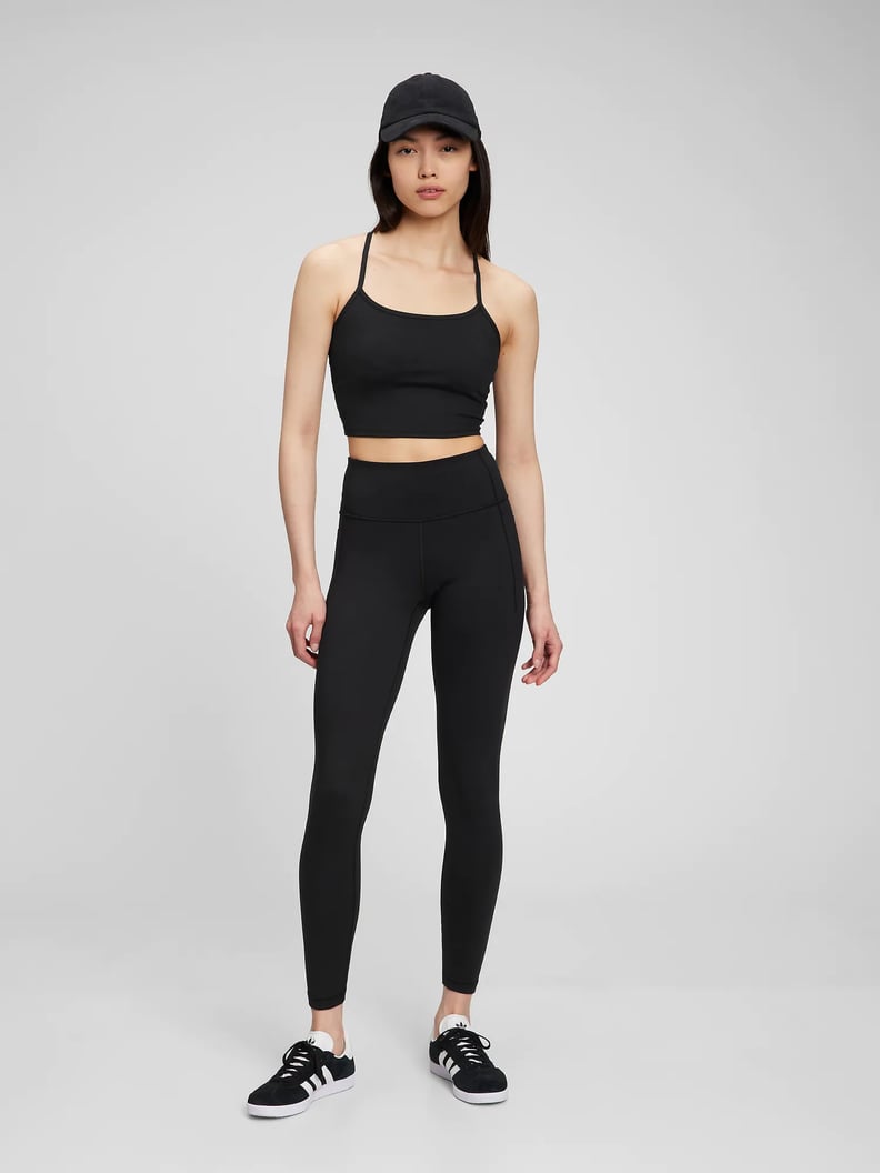 Gap Fit Blackout Leggings Womens Size S 4/27 6/28 Black Yoga Pants Ombre