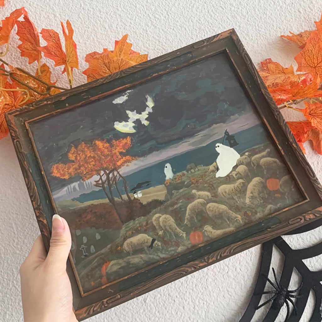 TikTokers Are Turning Thrifted Paintings Into Ghostly Halloween Masterpieces