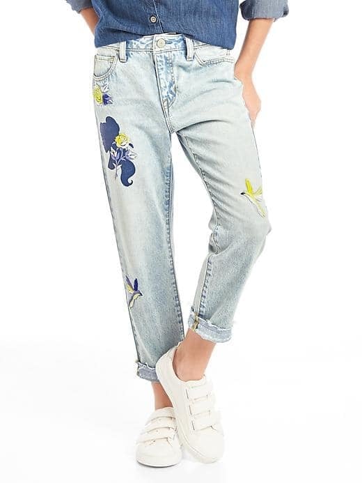 Gap GapKids Disney Belle Girlfriend Jeans ($36, originally $45)