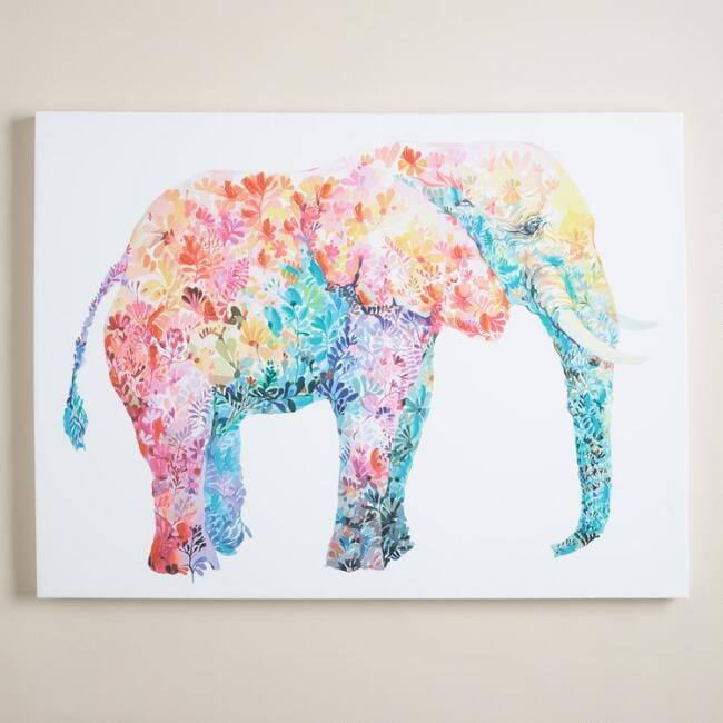 World Market Elephant Gum by Maria Varela Elephant Nursery Decor