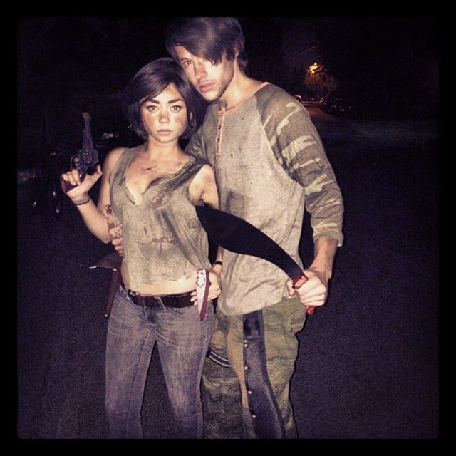 Sarah Hyland and her boyfriend Matt Prokop were characters from The Walking Dead.
Source: Instagram user therealsarahhyland