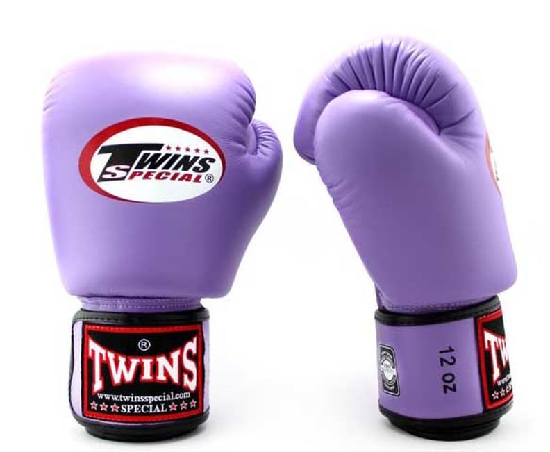 Twins Lavender Velcro Boxing Gloves