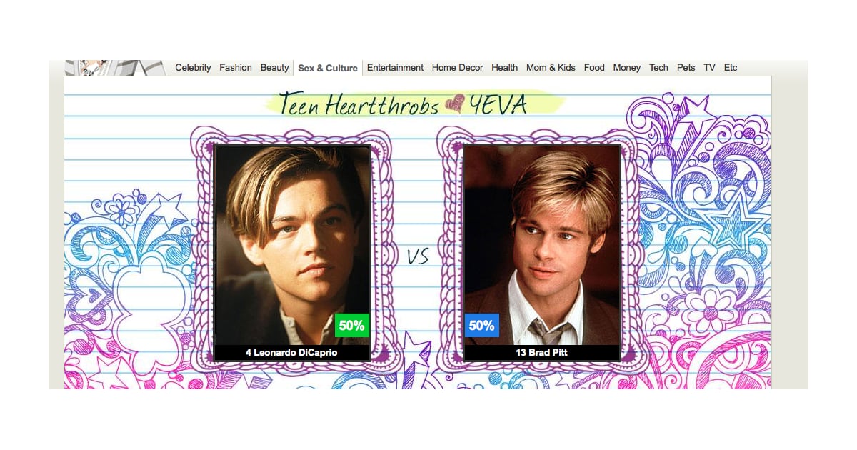 Win An Ipad And Help Pick Best Teen Heartthrob Of All Time 2010 03 26 16 53 36 Popsugar Love And Sex