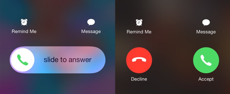 Why iPhones Switch Between a Slider and Buttons For Calls