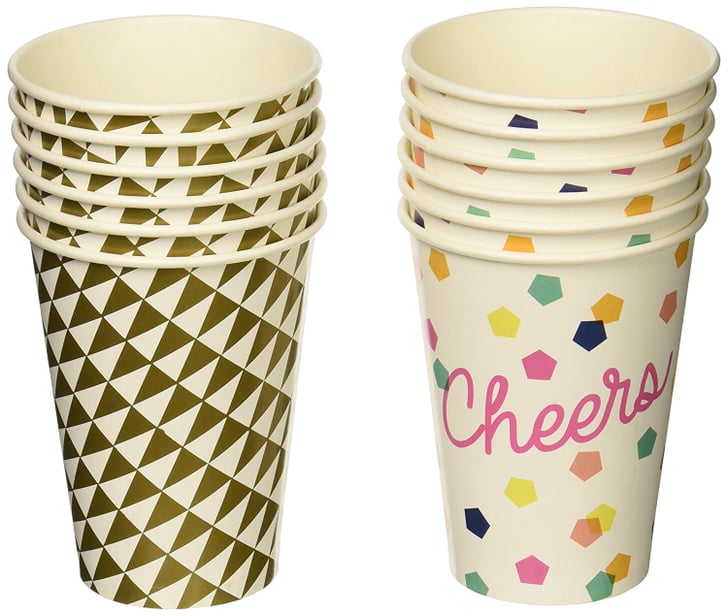 Set of 12 Large Party Cups (6) Amazon Prime Spring Party Supplies