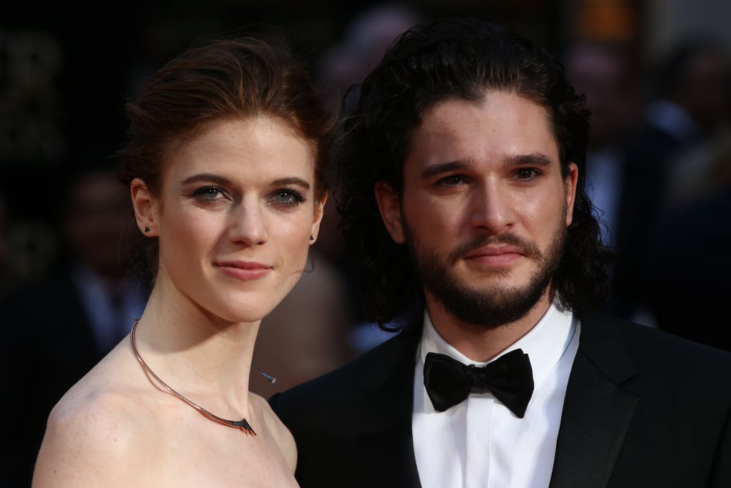 Kit Harington and Rose Leslie Olivier Awards Red Carpet 2016