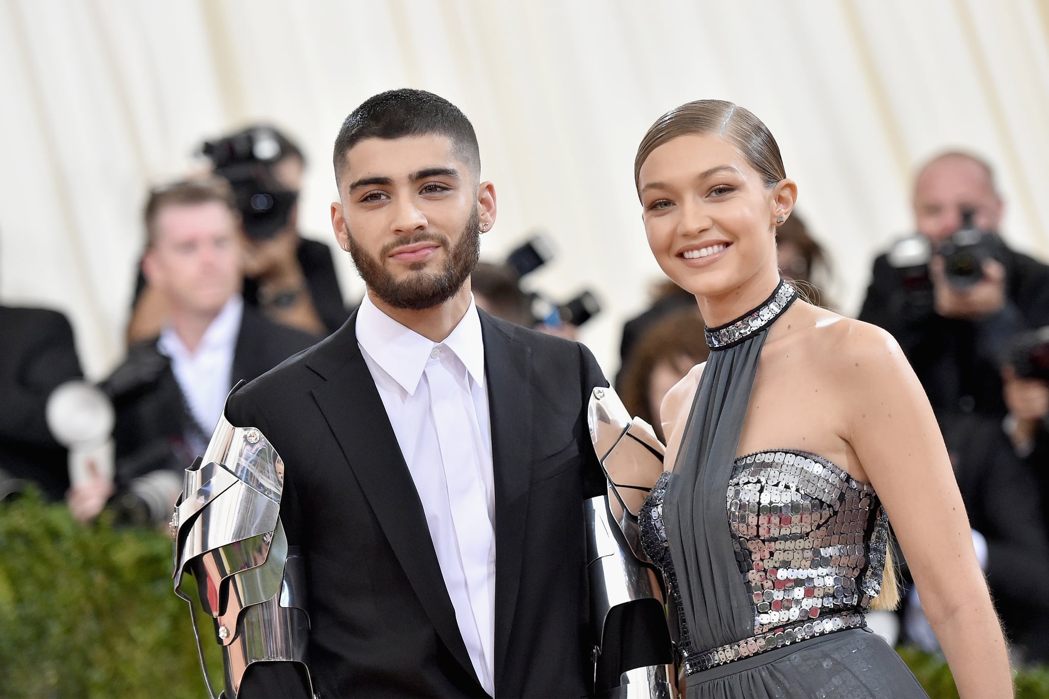 NEW YORK, NY - MAY 02:  Zayn Malik (L) and Gigi Hadid attend the