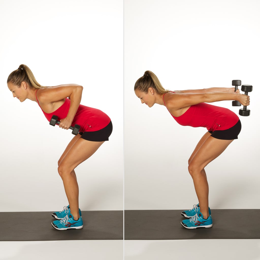 Bent Over Row To Triceps Kickback Triceps Workout For Women 