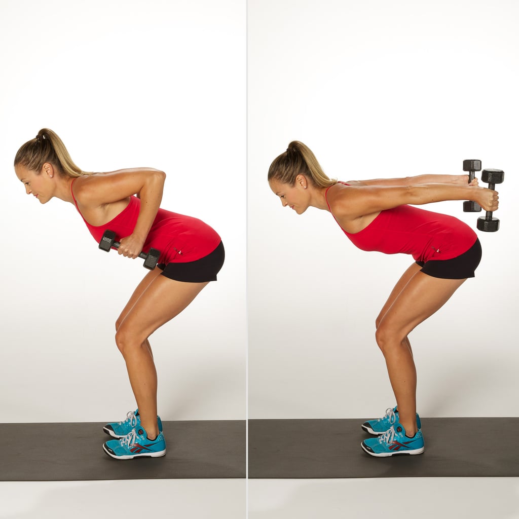 Bent-Over Row to Triceps Kickback