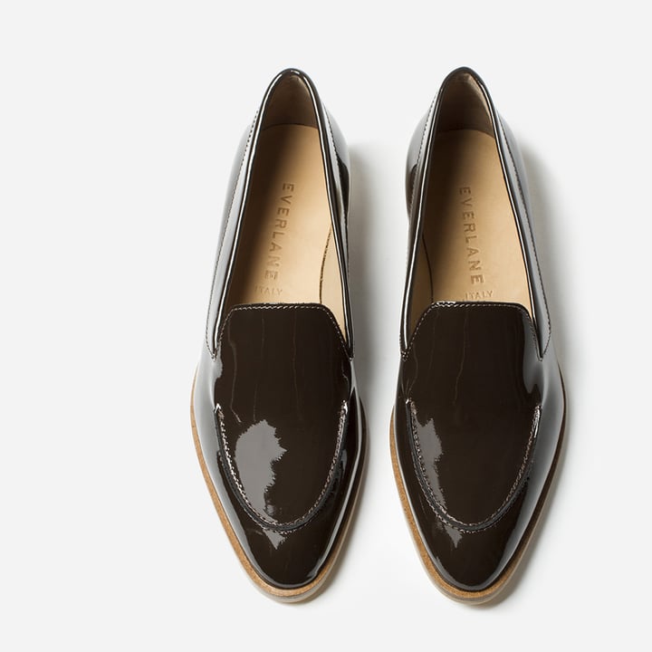 everlane patent loafer