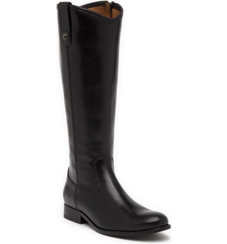 A Riding Boot: Frye Melissa Button Inside Zip Leather Boots