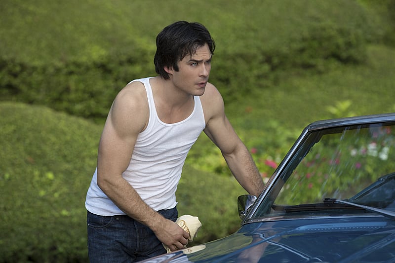 Car Wash Smolder The Vampire Diaries Pictures of Ian Somerhalder as