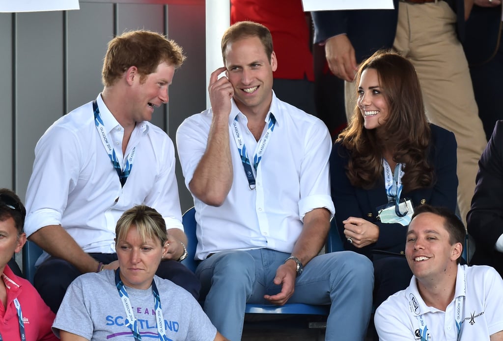 The Duke and Duchess of Cambridge at Commonwealth Games 2014