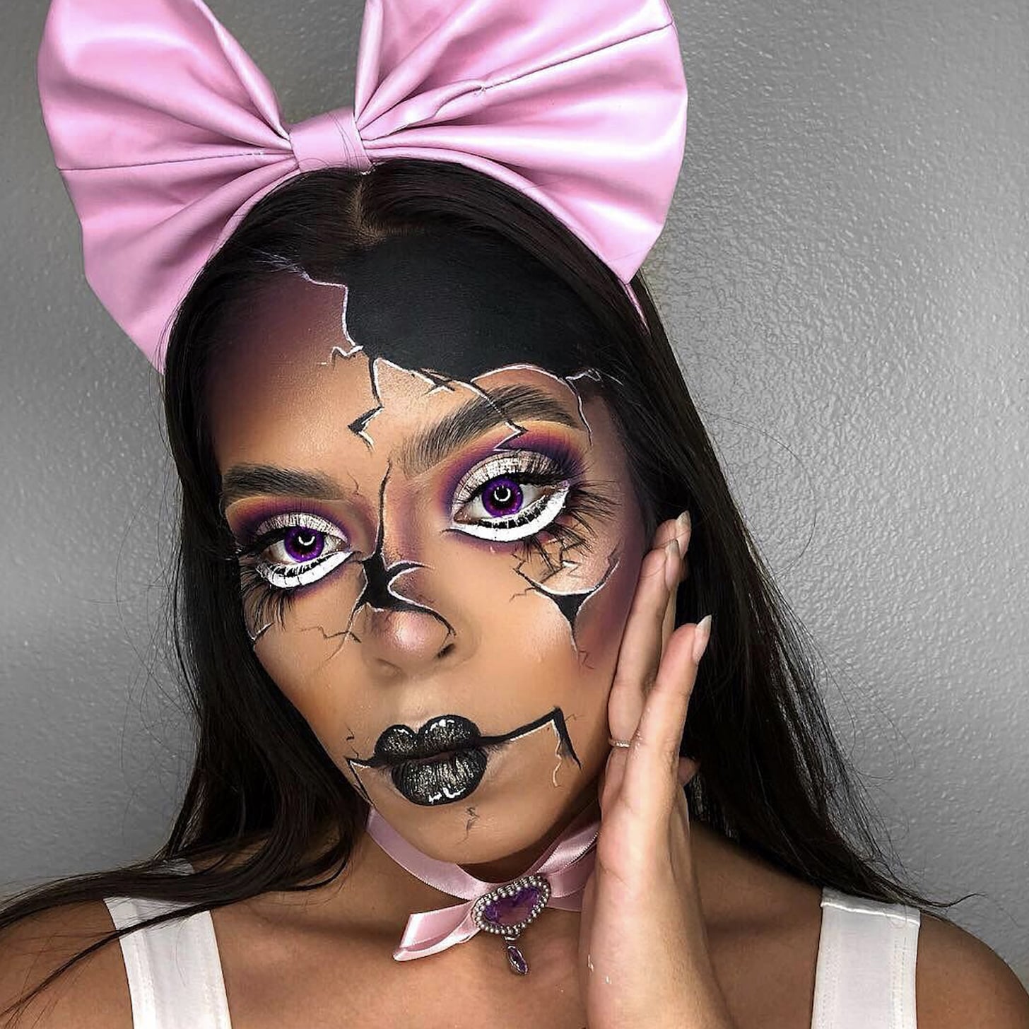 angst vejkryds Drejning Best Cracked-Doll Makeup Looks For Halloween | POPSUGAR Beauty