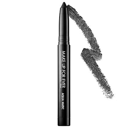 <product href="http://www.sephora.com/aqua-matic-eyeshadow-P386626">Make Up For Ever Aqua Matic Eyeshadow in Matte Black</product> ($22)