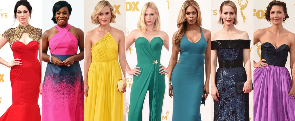 Most Colorful Emmys Gowns 2015 | Video
