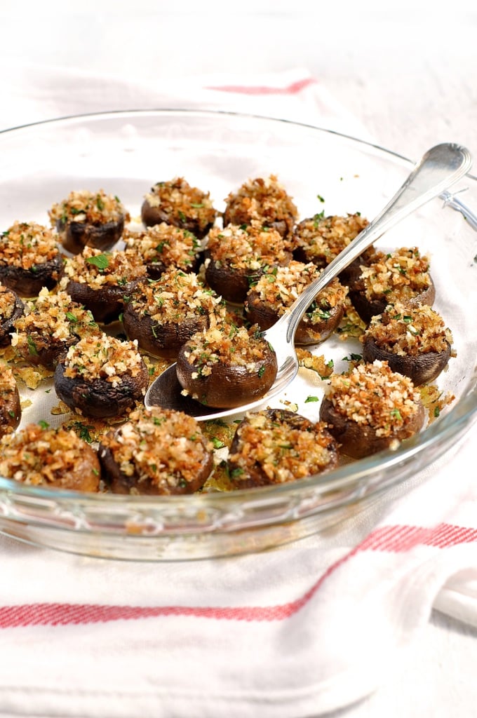 Panko and Herb Stuffed Mushrooms Healthy Party Food POPSUGAR